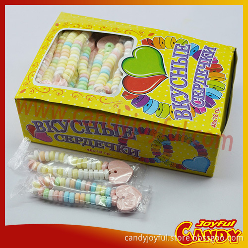 Heart shape bracelet candy
